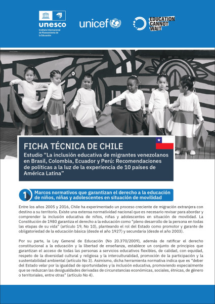 Ficha técnica de Chile