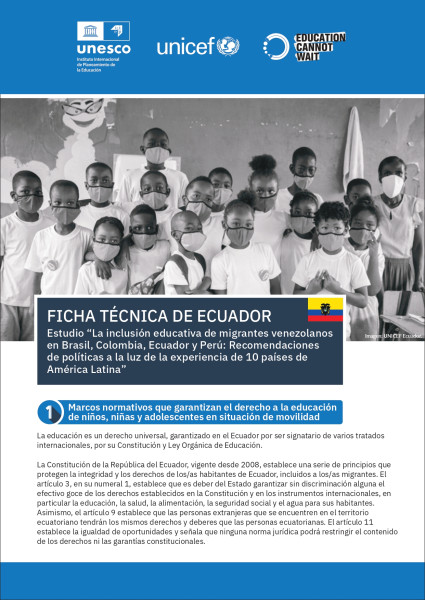 Ficha técnica de Ecuador