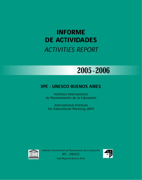 Informe de actividades 2005-2006