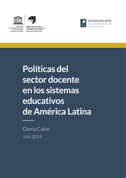 Políticas del sector docente en los sistemas educativos de América Latina