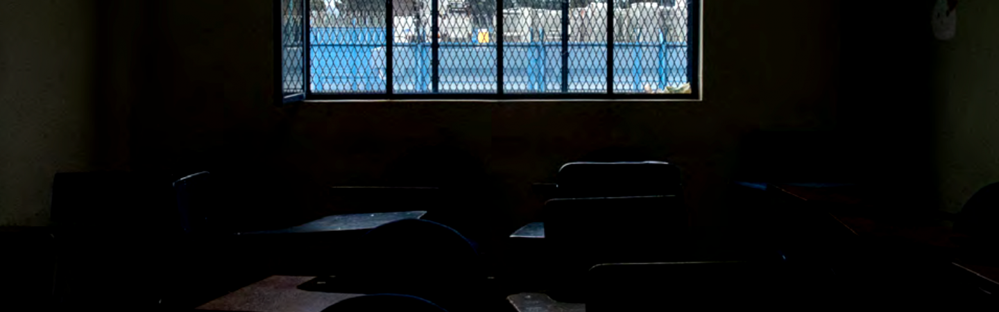 Aula en una cárcel de Ecuador