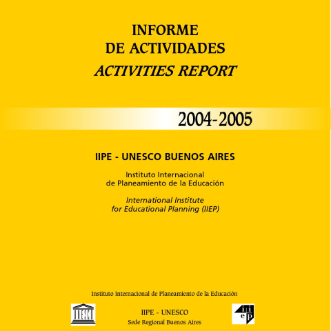 Informe de actividades 2004-2005