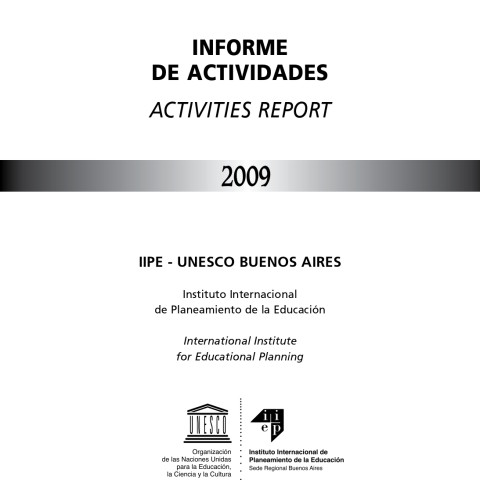 Informe de actividades 2009