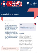 Monitoring digital education policies in Latin America and the Caribbean